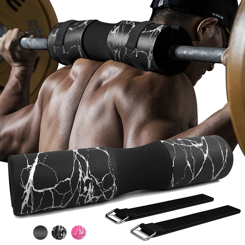 Elite Marble Barbell Pad™ – Zero Neck & Hip Pain Support 🛡️🔥