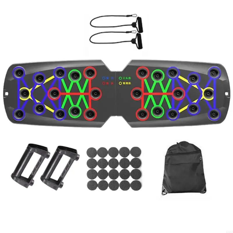 Elite Core-Grip™ 9-in-1 Pro Push-Up Board | Multi-Function Home Workout System 🏋️‍♂️🔥