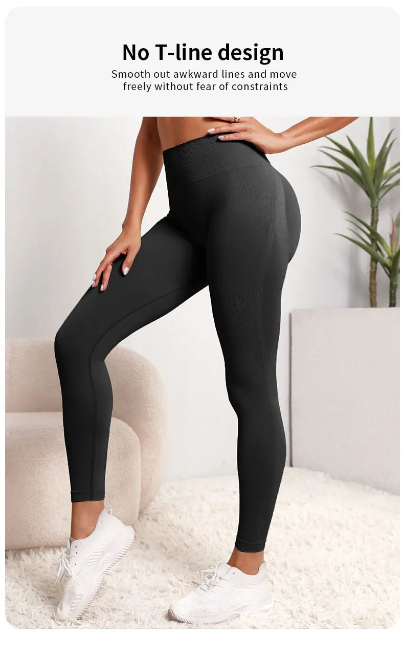 Elite Sculpt-Lift High Waist Leggings | Seamless Tummy Control & Booty Lift 🍑✨