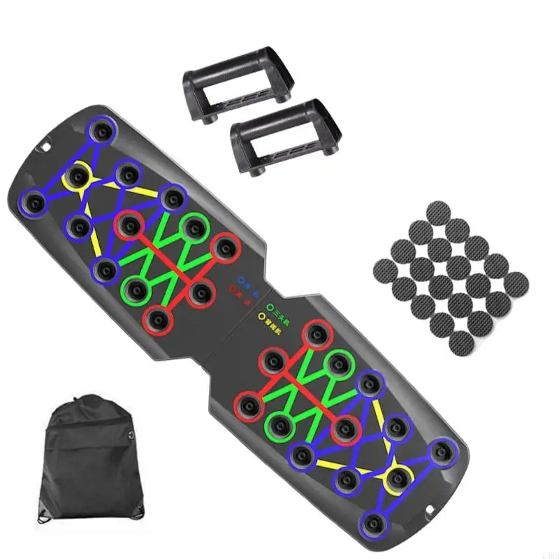 Elite Core-Grip™ 9-in-1 Pro Push-Up Board | Multi-Function Home Workout System 🏋️‍♂️🔥