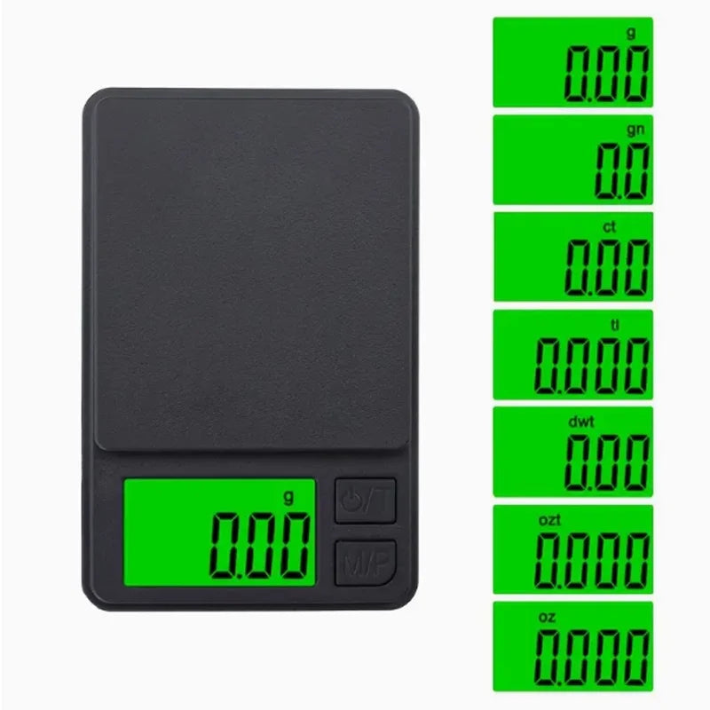 Elite Macro Scale 0.1g Precision 🎯 Portable Digital Food Scale with Backlit LCD