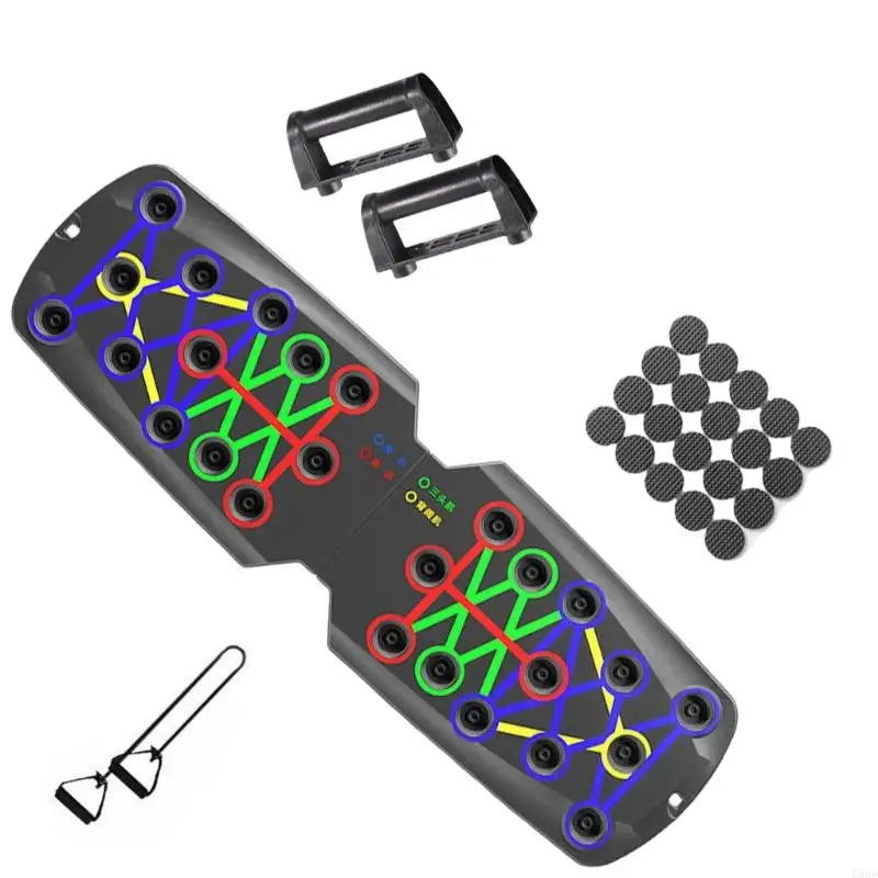 Elite Core-Grip™ 9-in-1 Pro Push-Up Board | Multi-Function Home Workout System 🏋️‍♂️🔥