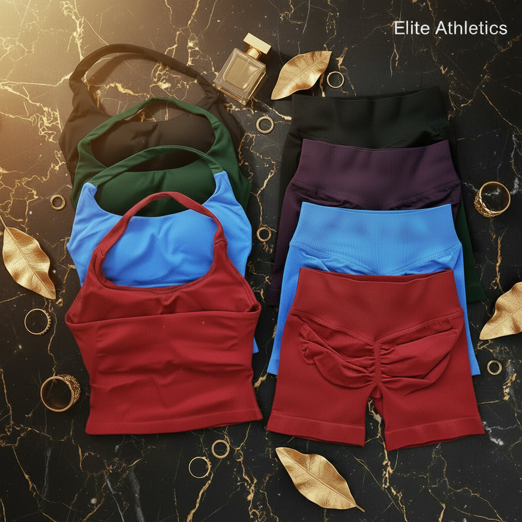Elite Sculpt 2-Piece Yoga Set | Seamless High-Waist Contour