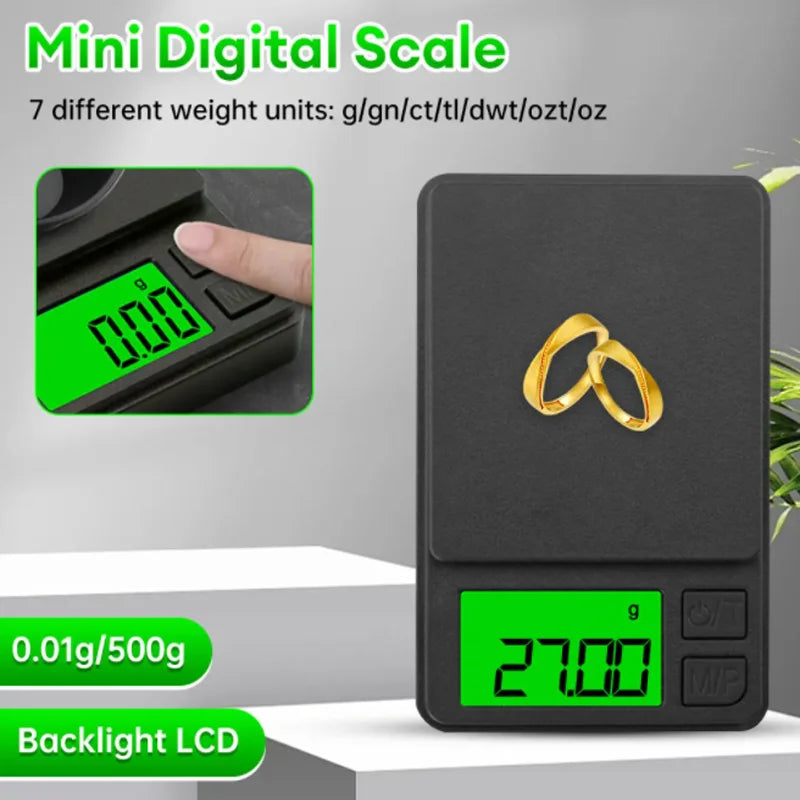 Elite Macro Scale 0.1g Precision 🎯 Portable Digital Food Scale with Backlit LCD
