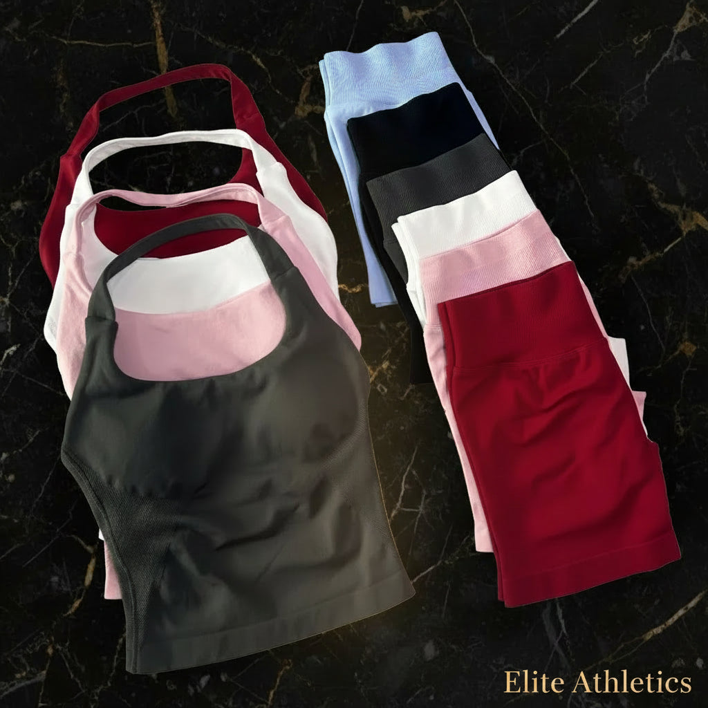 Elite Sculpt 2-Piece Yoga Set | Seamless High-Waist Contour
