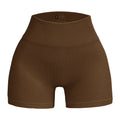 Elite Ribbed Contour High-Waist Shorts | Earth-Tone Sculpt & Shape 🤎✨