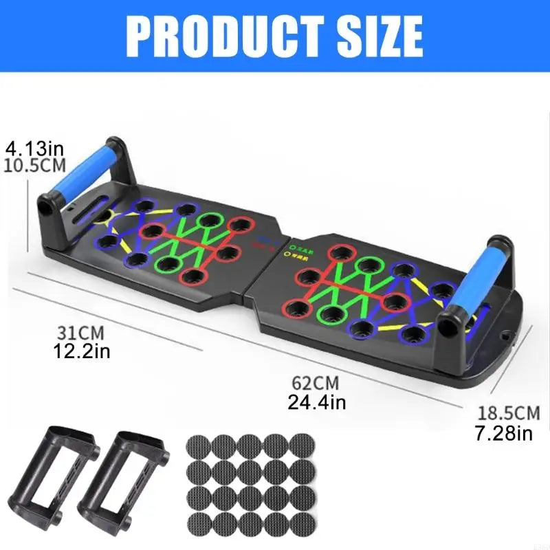 Elite Core-Grip™ 9-in-1 Pro Push-Up Board | Multi-Function Home Workout System 🏋️‍♂️🔥