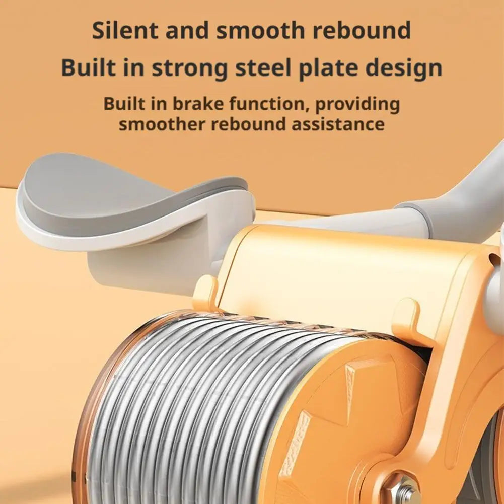 Elite Pro Core-Sculpt: Automatic Rebound Ab Wheel with Smart Display