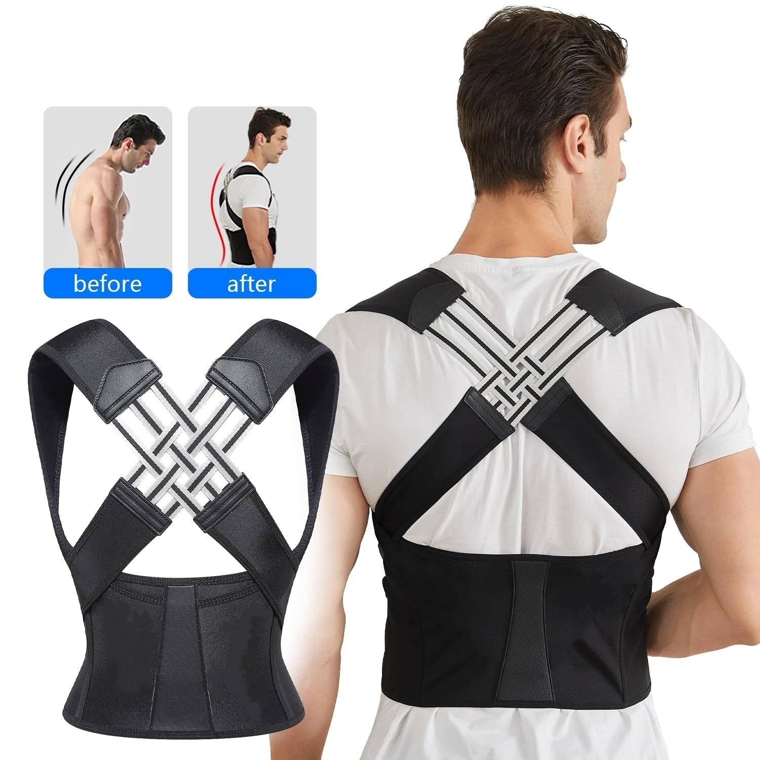 🔥 Stand Tall Pro™ | Anti-Hunchback Posture Corrector & Confidence Brace 👑