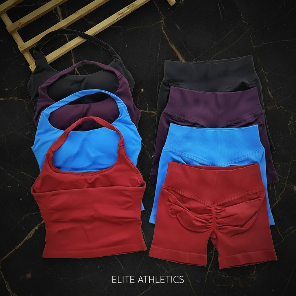 Elite Sculpt 2-Piece Yoga Set | Seamless High-Waist Contour