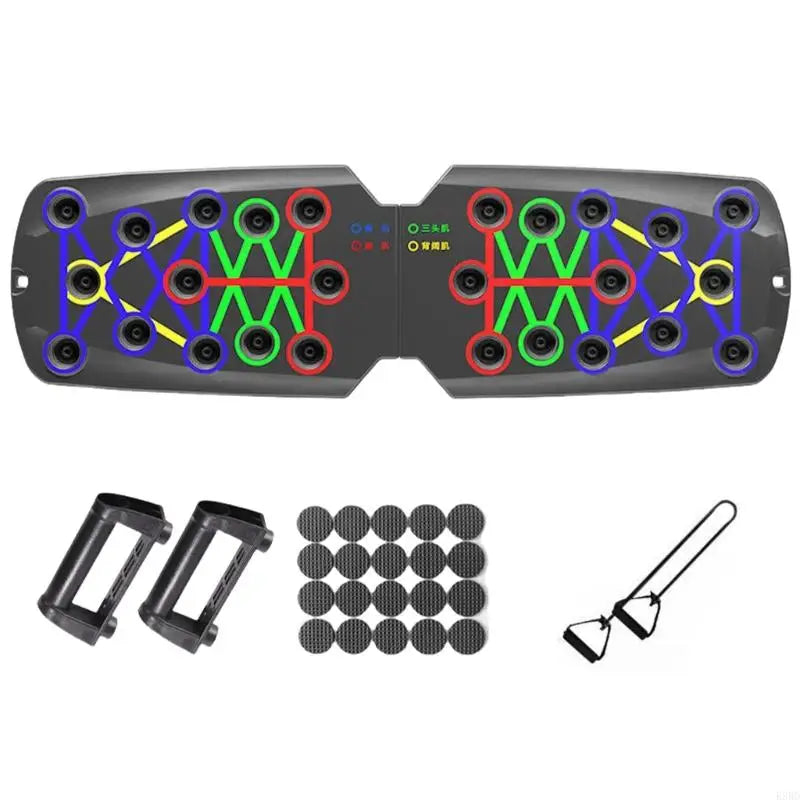 Elite Core-Grip™ 9-in-1 Pro Push-Up Board | Multi-Function Home Workout System 🏋️‍♂️🔥