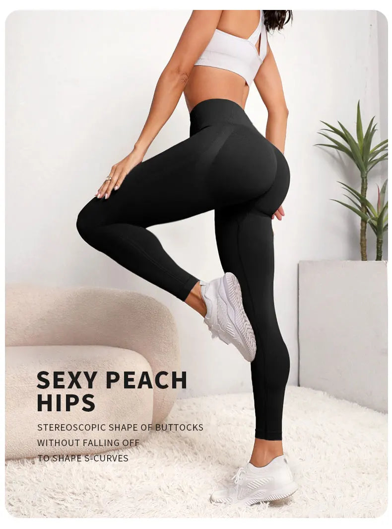 Elite Sculpt-Lift High Waist Leggings | Seamless Tummy Control & Booty Lift 🍑✨