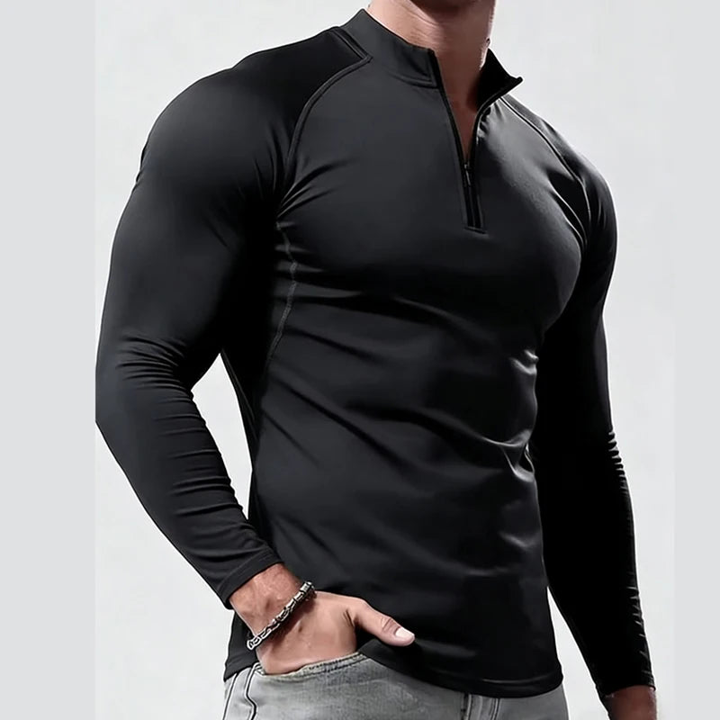 Elite Pro Zip Compression Shirt ⚡