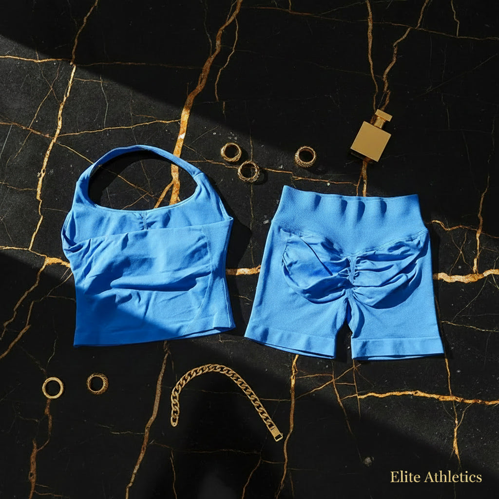 Elite Sculpt 2-Piece Yoga Set | Seamless High-Waist Contour