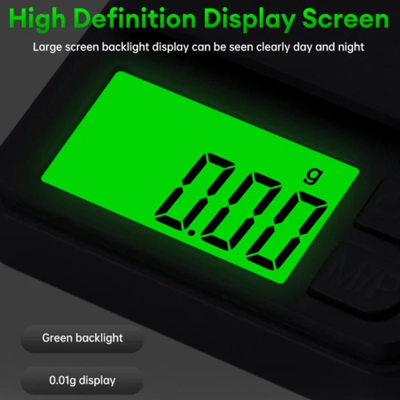 Elite Macro Scale 0.1g Precision 🎯 Portable Digital Food Scale with Backlit LCD
