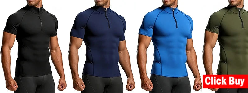 Elite Pro Zip Compression Shirt ⚡
