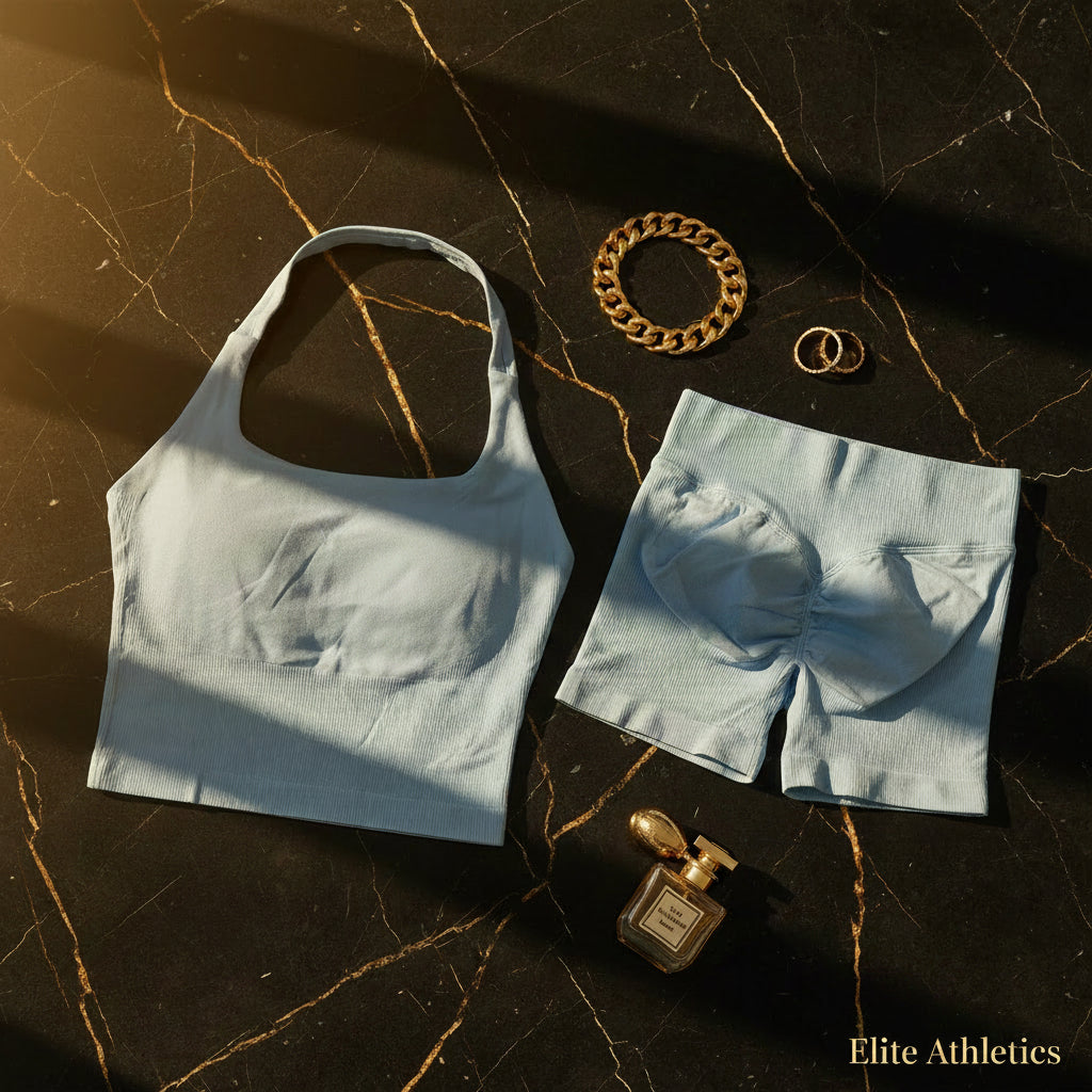 Elite Sculpt 2-Piece Yoga Set | Seamless High-Waist Contour