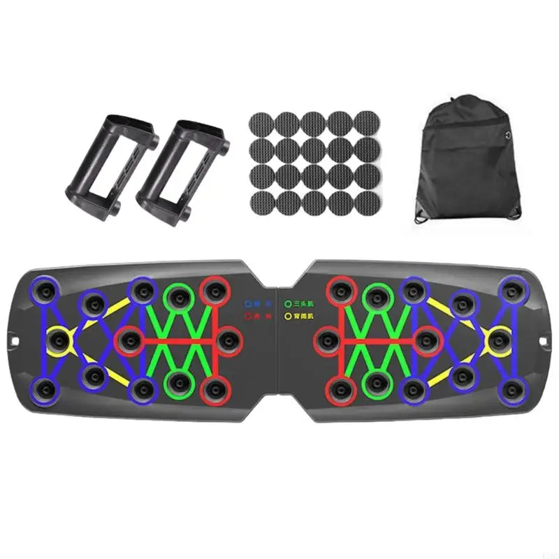 Elite Core-Grip™ 9-in-1 Pro Push-Up Board | Multi-Function Home Workout System 🏋️‍♂️🔥