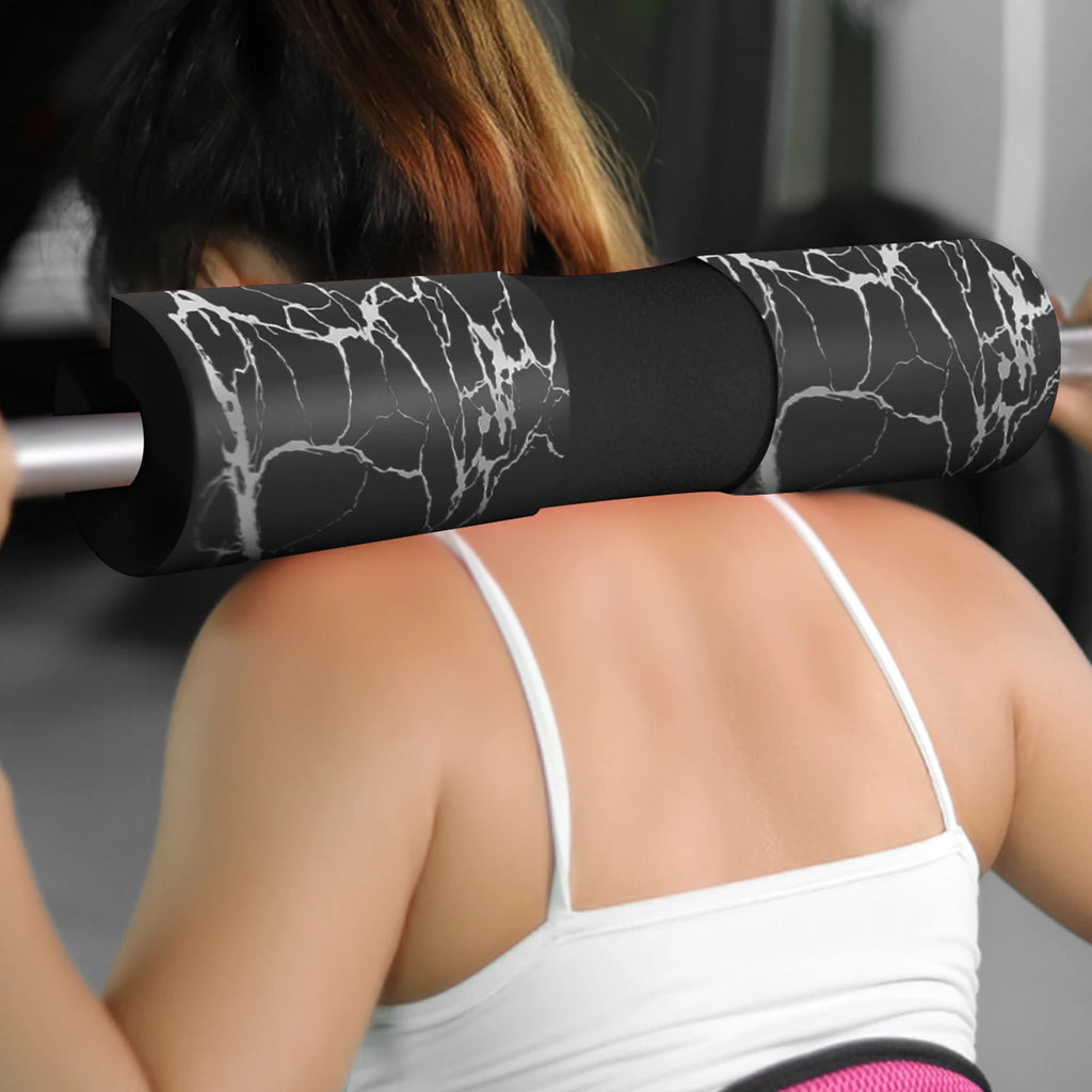 Elite Marble Barbell Pad™ – Zero Neck & Hip Pain Support 🛡️🔥