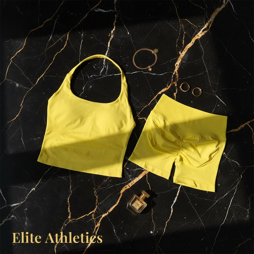 Elite Sculpt 2-Piece Yoga Set | Seamless High-Waist Contour