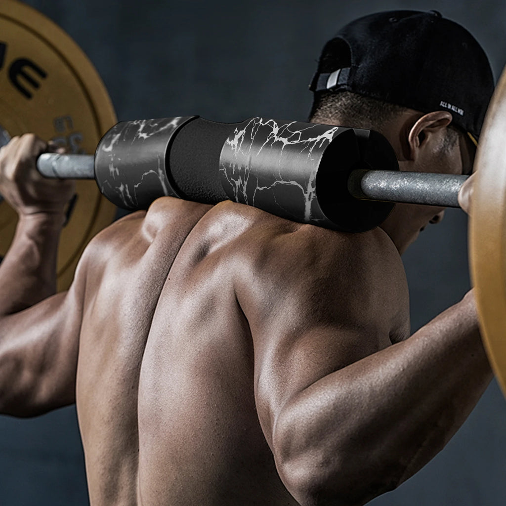 Elite Marble Barbell Pad™ – Zero Neck & Hip Pain Support 🛡️🔥