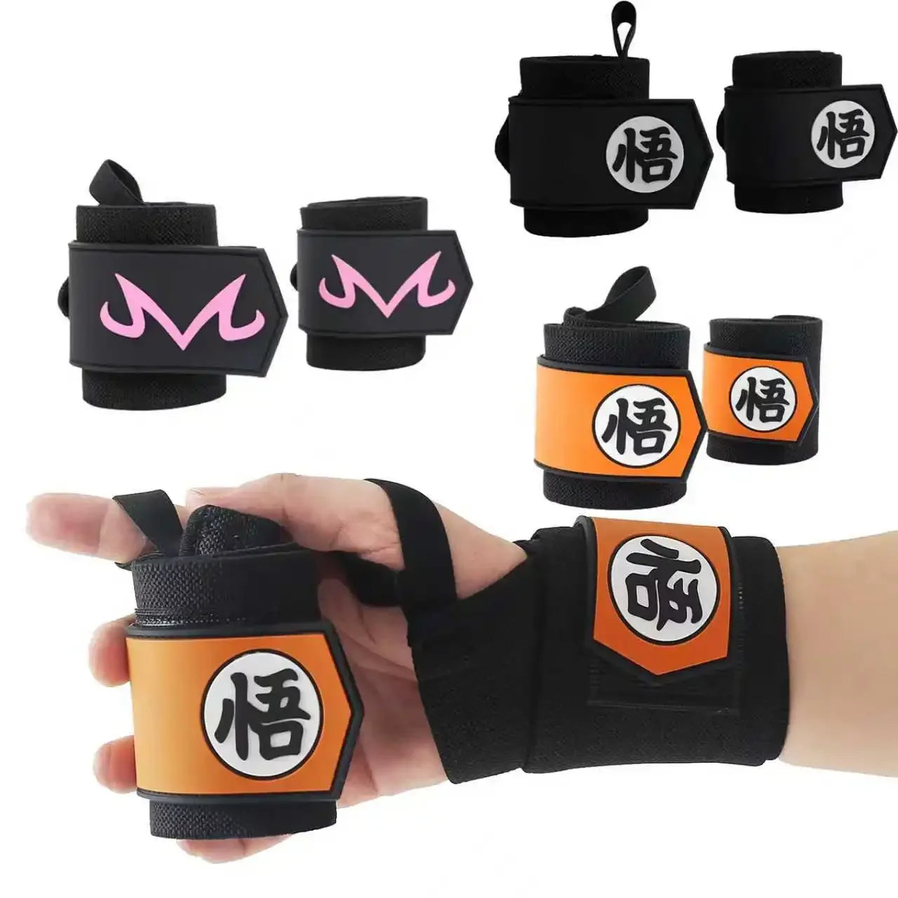 Pro Anime Heavy-Duty Wrist Wraps 🏋️‍♂️⚡