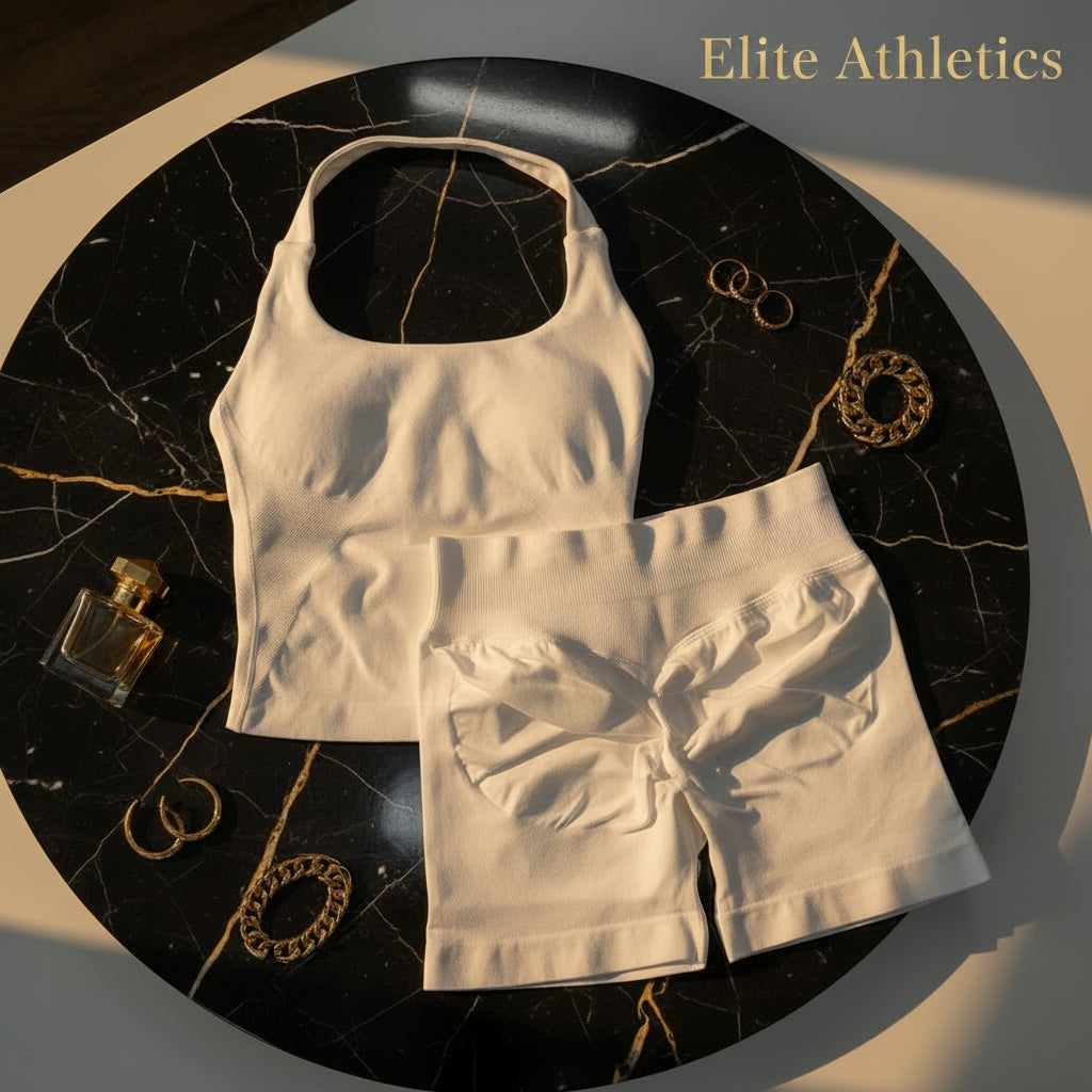 Elite Sculpt 2-Piece Yoga Set | Seamless High-Waist Contour