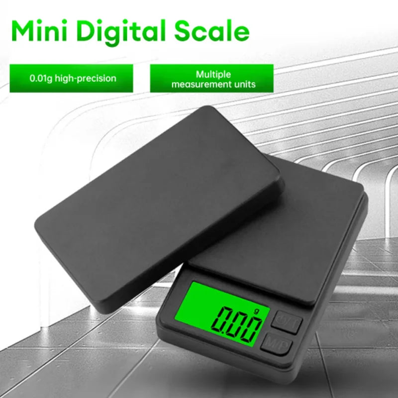 Elite Macro Scale 0.1g Precision 🎯 Portable Digital Food Scale with Backlit LCD