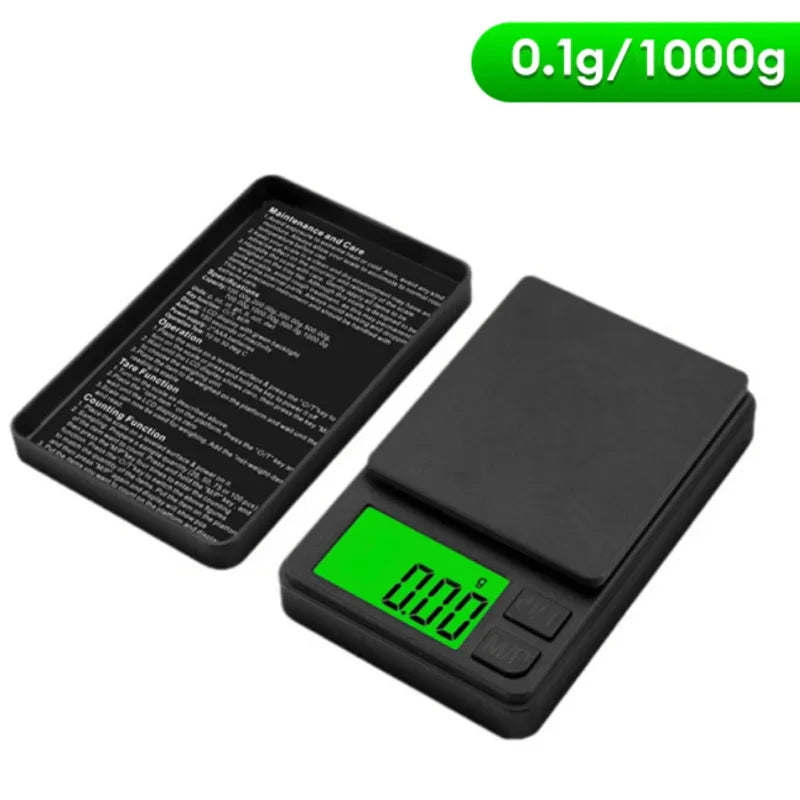 Elite Macro Scale 0.1g Precision 🎯 Portable Digital Food Scale with Backlit LCD