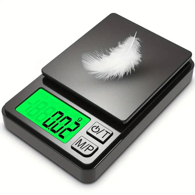 Elite Macro Scale 0.1g Precision 🎯 Portable Digital Food Scale with Backlit LCD