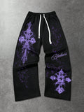 AeroFit Unisex Y2K Dark Streetwear Pants | Premium Loose-Fit & Rare Aesthetic ⚡🔮