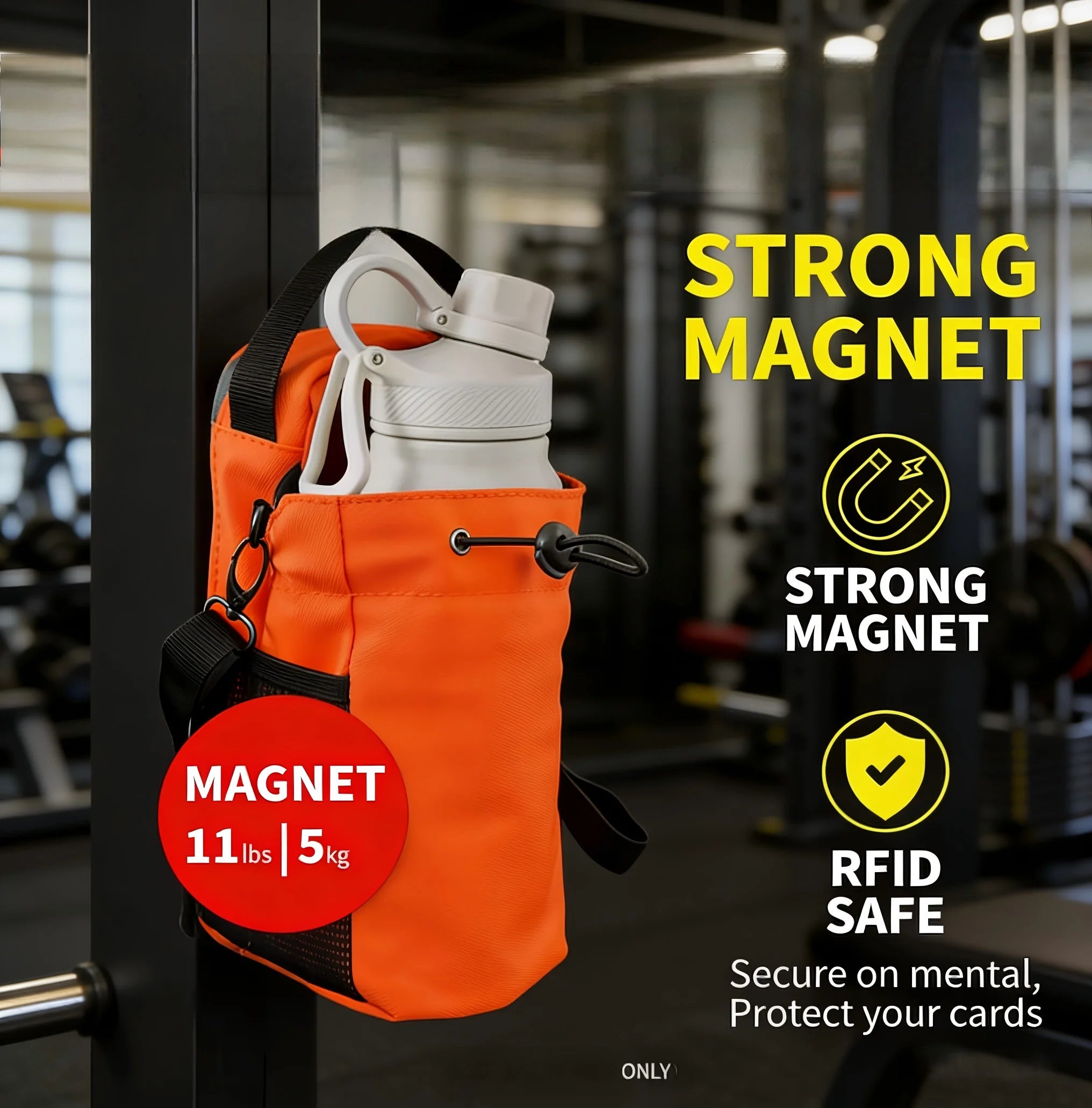 EliteAthletics™ MagHold – Ultra-Strength Magnetic Gym Pouch 🧲🏋️‍♂️