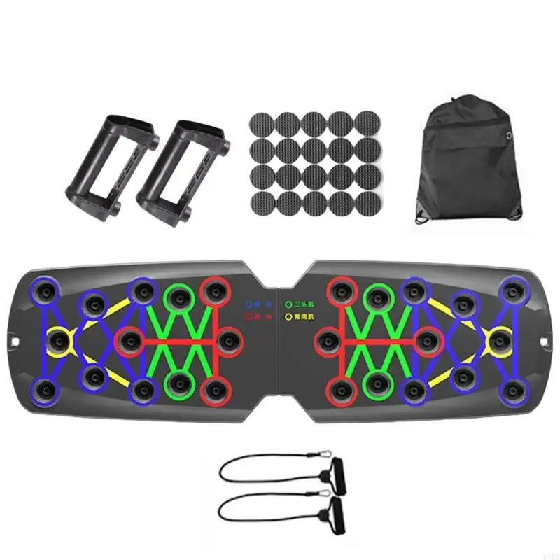 Elite Core-Grip™ 9-in-1 Pro Push-Up Board | Multi-Function Home Workout System 🏋️‍♂️🔥