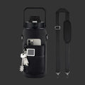 Elite Performance Hydration Jug: 64oz Bottle with Secure Phone & Key Storage