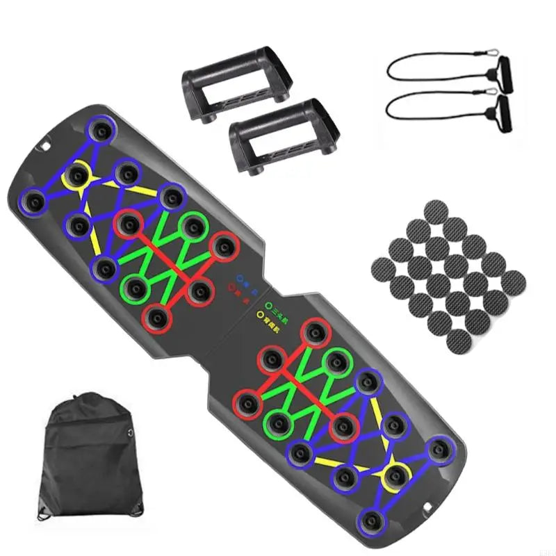 Elite Core-Grip™ 9-in-1 Pro Push-Up Board | Multi-Function Home Workout System 🏋️‍♂️🔥