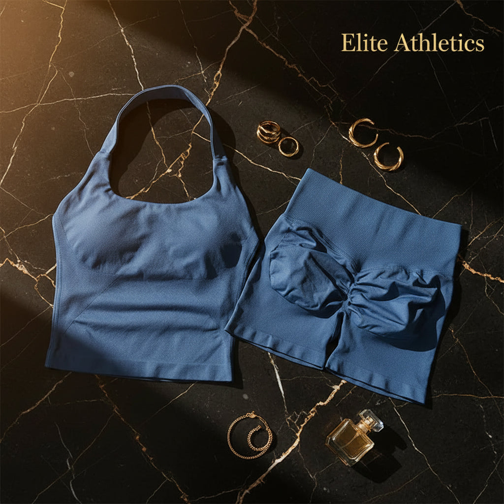 Elite Sculpt 2-Piece Yoga Set | Seamless High-Waist Contour