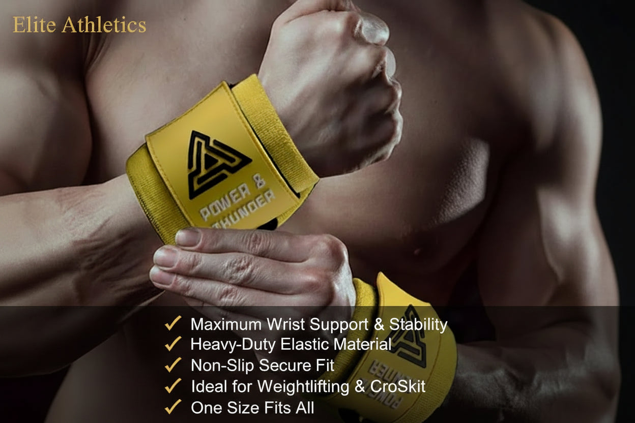 Elite Pro-Support Wrist Wraps | Heavy Lifting Stability