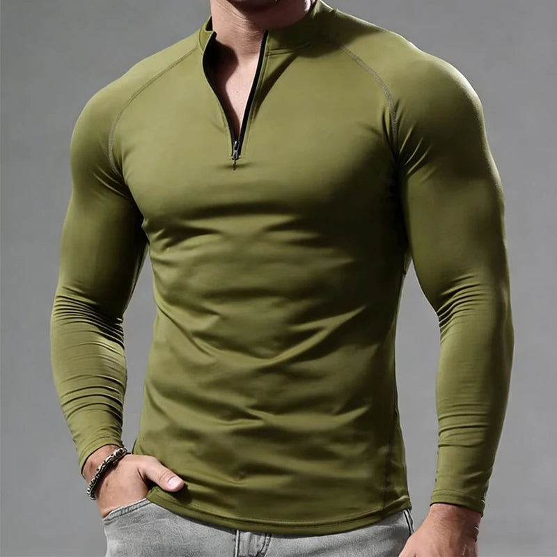 Elite Pro Zip Compression Shirt ⚡