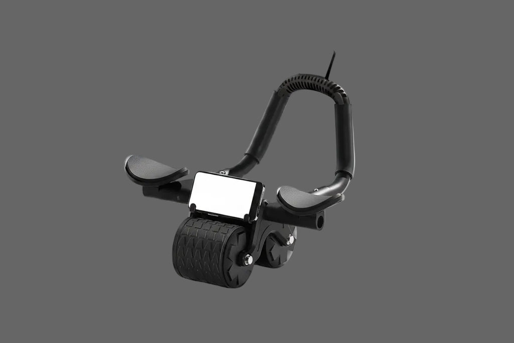 Elite Pro Core-Sculpt: Automatic Rebound Ab Wheel with Smart Display